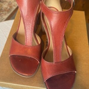 Lucky Brand Red Leather Heels